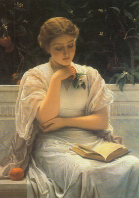 Charles Edward Perugini: Lukeva nainen