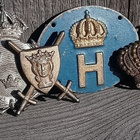 Ruotsin Militaria - 4 KPL. Yksi merkeistä Hopeinen. - pikkukuva 2