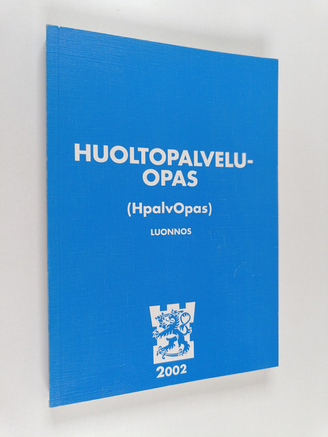 Huoltopalveluopas : (HpalvOpas) : luonnos