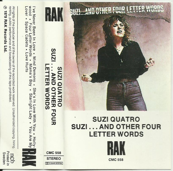 Suzi Quatro – Suzi... And Other Four Letter Words C-kasetti