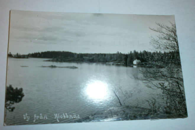 Kemiö, Klobbnäs, vanha valokuvapk, p. 1933
