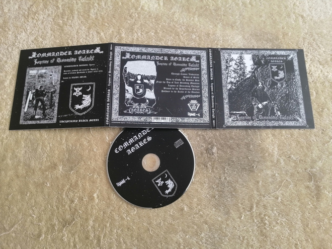 COMMANDER AGARES - Legions Of Descending Twilight CD