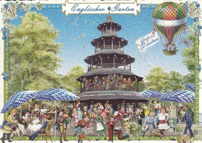 Englischer Garten, München (Tausendschön-kortti)