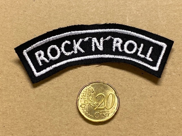 Rock ´n´Roll brodeerattu kaarimerkki