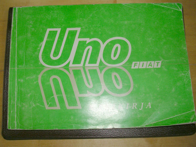 Fiat Uno, ohjekirja