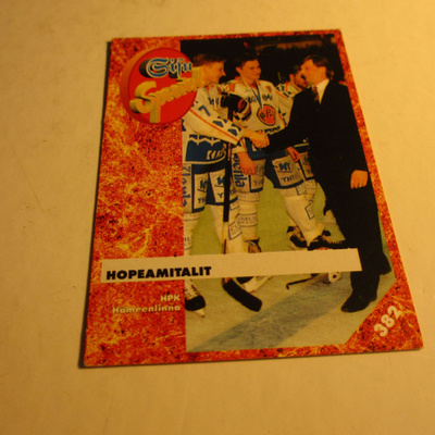 leaf sisu special lätkäkortti 92-93 hpk hopeamitalit
