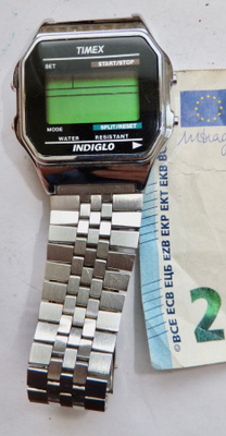 VANHA Kello Timex Indiglo Water Resist 30 m