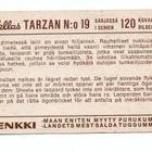 Purkkakuva Hellas TARZAN n:o 19 Purukumikuva - pikkukuva 2