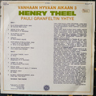 HENRY THEEL-TATJAANA TANSSII-LP,BLU-LP 177, v.1975 PSO - pikkukuva 2