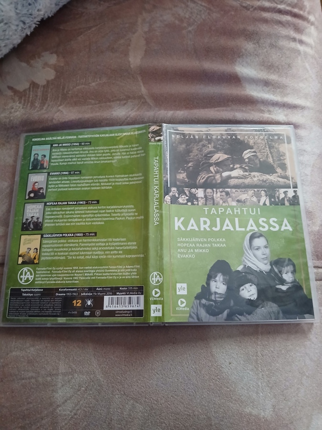 Tapahtui Karjalassa  4DVD BOXI