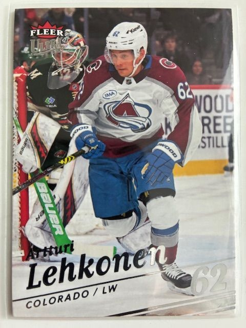 Artturi Lehkonen 25-26 Fleer Ultra #37