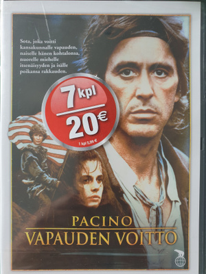 VAPAUDEN VOITTO DVD (Al Pacino & Nastassja Kinski) UUSI