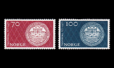 Norja 619-20 ** Tönsberg 1100v (1971)