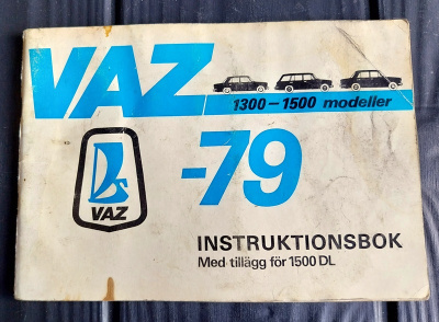 LADA 1500 VAZ 1500 käsikirja ruotsinkielinen