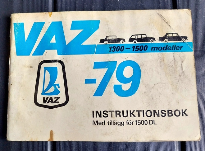 LADA 1500 VAZ 1500 käsikirja ruotsinkielinen