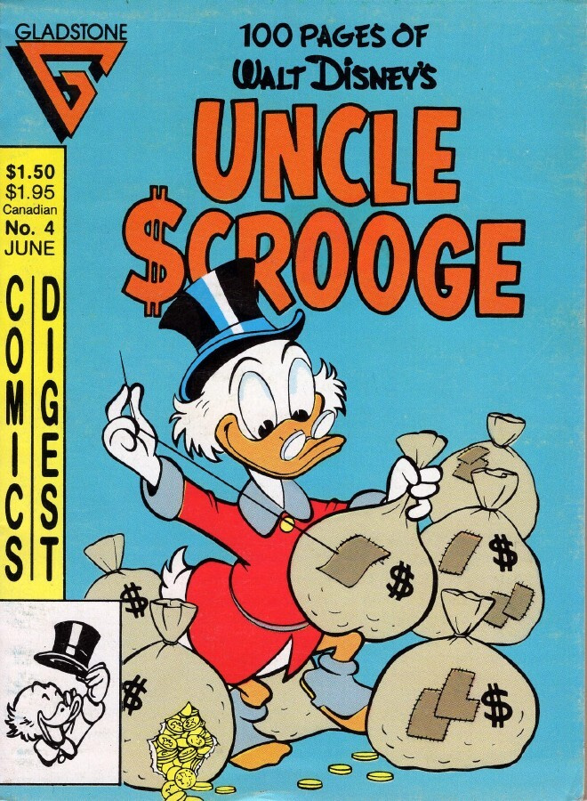 Gladstone Comics Digest: Uncle Scrooge No.4 1987