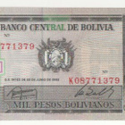 Bolivia 1000 Pesos, pakkasileä. 1982. - pikkukuva 1