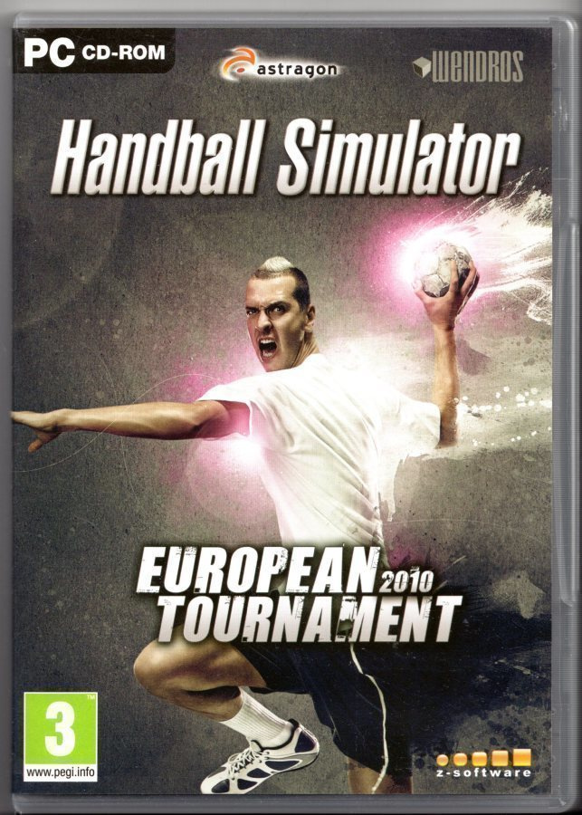 PC CD-ROM:  HANDBALL SIMULATOR - EUROPEAN 2010 TOURNAMENT