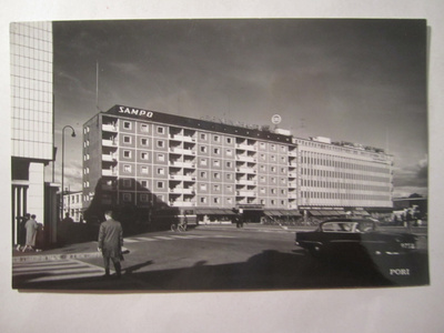 VANHA Postikortti Pori 1950-l Alkup.Mallikappale