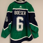 Brock Boeser #6 Canucks game worn -pelipaita - pikkukuva 2