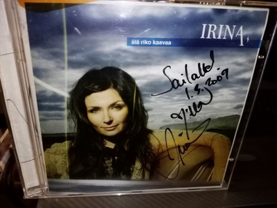 CD IRINA : ÄLÄ RIKO KAAVAA (SIGNED)