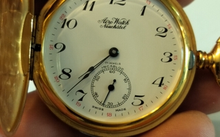 aero watch neuchätel vedettävä taskukello