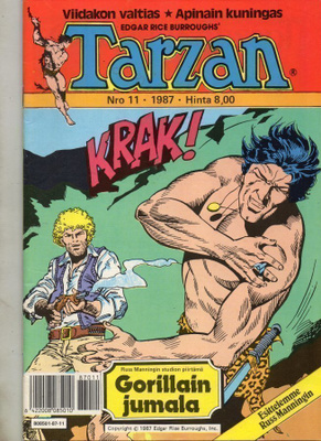 Tarzan n:o 11 1987 Gorillain jumala.