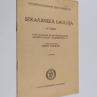 Sekaäänisiä lauluja : 29. vihkop - pikkukuva 1