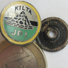 VANHA Ruuvimerkki Rähinäremmimerkki JP1 Kilta Velj.Sundqvist - pikkukuva 1