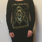 Luxestar musta / kultainen neule L/XL - pikkukuva 2
