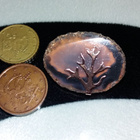 Upea vintage Akaatti kivi elämä puu solki rintakoru - pikkukuva 5