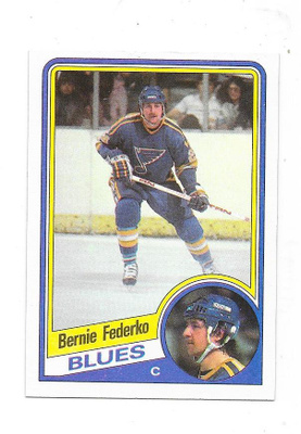 1984-85 Topps #131 Bernie Federko St Louis Blues