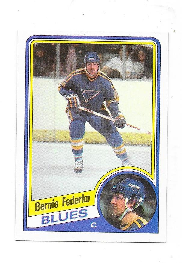1984-85 Topps #131 Bernie Federko St Louis Blues