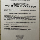 [12''] THE DIRTY POTS: YOU MUDDA FUCKER YOU(Breakbeat) - pikkukuva 3