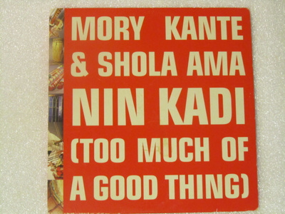 Mory Kante & Shola Ama • Nin kadi CD-Single