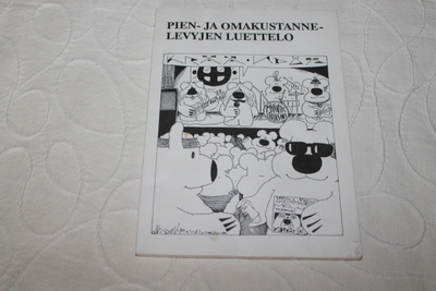 Pien- ja omakustannelevyjen luettelo