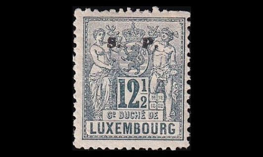 Luxemburg 40A * Virkamerkki 12½ C (12½:12) (1882)