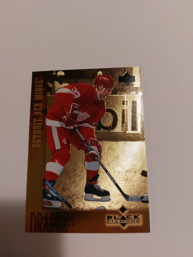 1996-97 Black Diamond Gold #33 Kris Draper