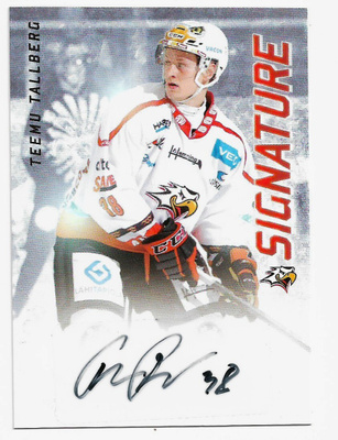 2015-16 Cardset Signature Teemu Tallberg
