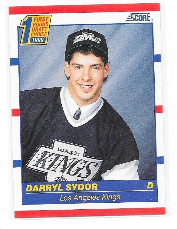 1990-91 Score #425 Darryl Sydor Los Angeles Kings RC