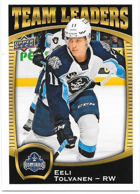 2018-19 AHL Upper Deck Team Leaders #TL-6 Eeli Tolvanen