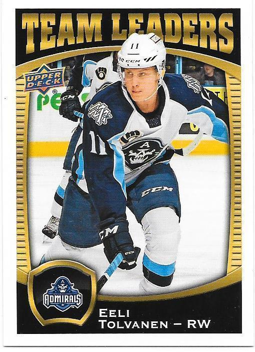 2018-19 AHL Upper Deck Team Leaders #TL-6 Eeli Tolvanen