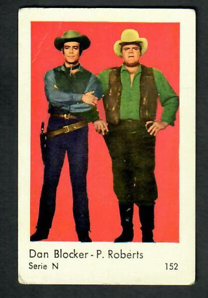 Keräilykuva - Dan Blocker - Pernell Roberts Serie N 152