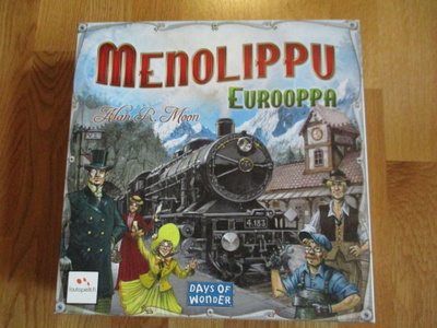 MENOLIPPU EUROOPPA * lautapeli TICKET TO RIDE DAYS OF WONDER