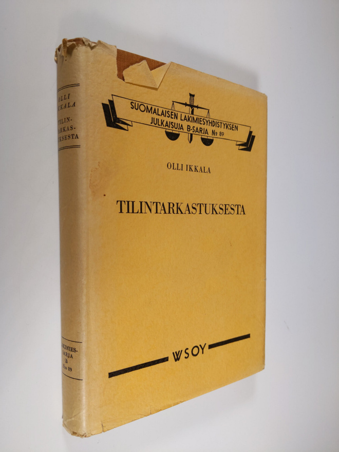 Olli Ikkala : Tilintarkastuksesta (tekijän omiste)