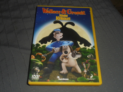 DVD Wallace & Gromit kanin kirous