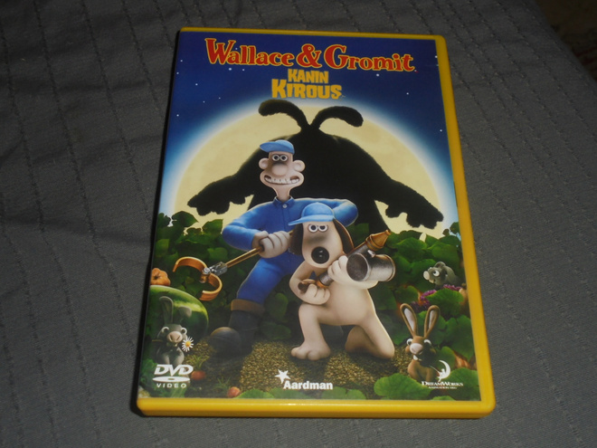 DVD Wallace & Gromit kanin kirous