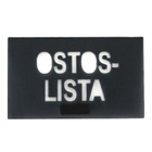 Ostoslista magneetti tummanharmaa - pikkukuva 2