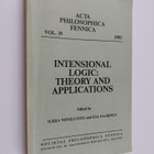 Intensional logic : theory and applications - pikkukuva 1