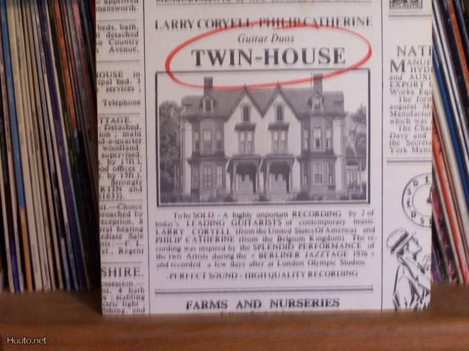 LARRY CORYELL-PHILIP CATHERINE::TWIN-HOUSE : VINYYLI LP 1977
